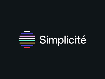 Simplicité Branding after effects art direction colorful flat design graphic design logo motion design motion graphics typography