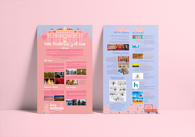 Wes Anderson - newspaper anderson diseño grafico editorial el cajon de bocetos graphic design illustration jesus servin mendls mural newspaper wes anderson