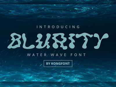 Blurity Decorative Wave Font font handwritten italic logotype script typeface