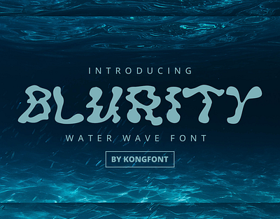 Blurity Decorative Wave Font font handwritten italic logotype script typeface