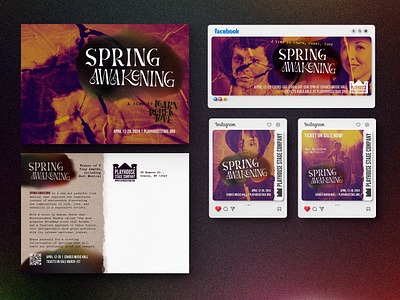 Spring Awakening branding design graphic design logo musical process theater theatre