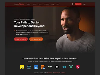 Homepage Hero branding design hero homepage marketing