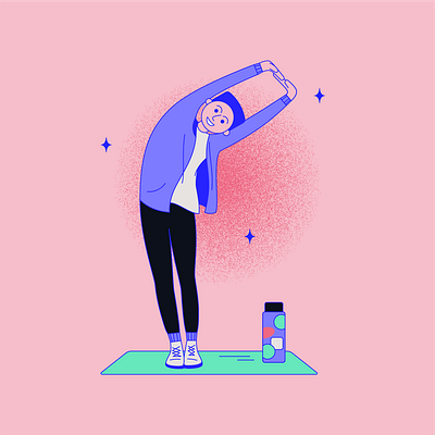 Mindfulness Tips - Body Scans exercise flat gardening graphic design illustration meditation mindfulness science spot illustration yoga