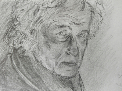 Bilbo Bagins sketch lotr profile sketch