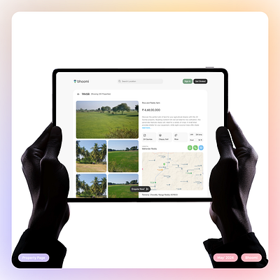 Property Page - Bhoomi product page property listing ui ux web design