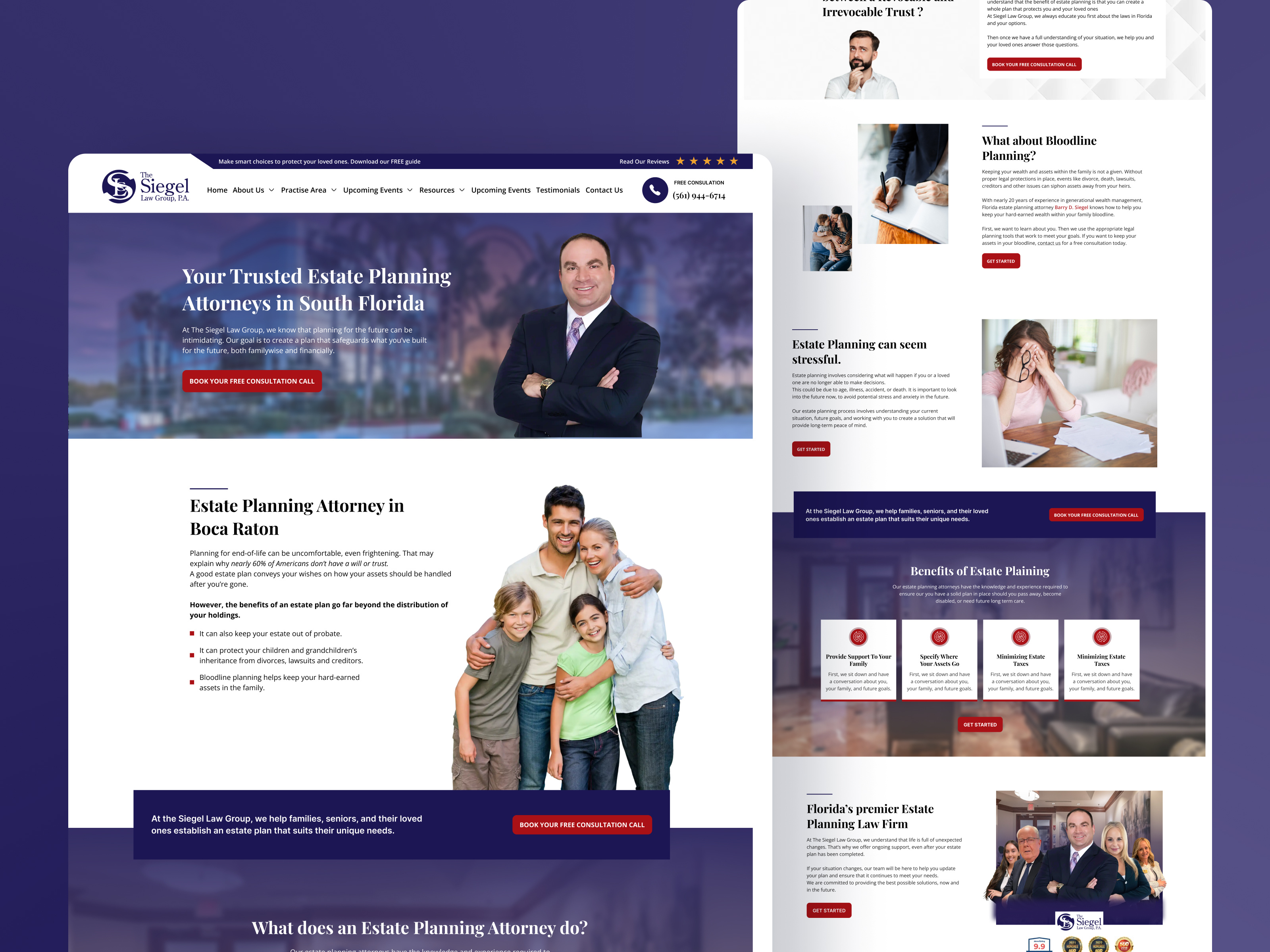 Lawyer Website UI/UX by Syed Azhar Hussain Shah on Dribbble