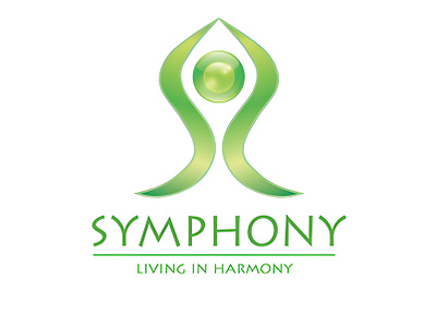 Logo design - Welness studio advertising graphic design harmony logo design meditaion mindfulness vector art