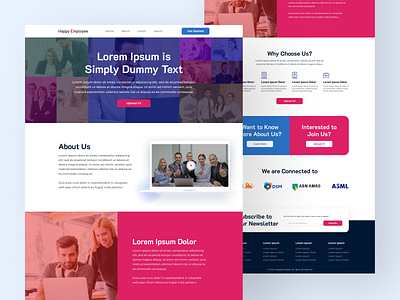 Job Finder Landing Page home page design job finder landing page ui landing page landing page design uiux design website design website ui design