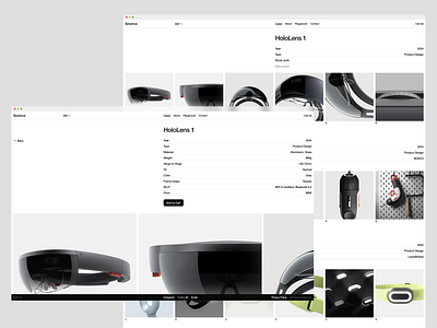 Severus / Desktop Version 2 ui ux web design