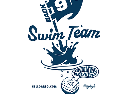 HA - Golf // Swim Team design golf graphic design illustration iykyk water