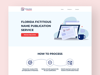 Labor Law Landing Page home page design landing page design uiux design website design