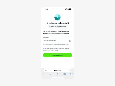 Create account create account dai daily ui dailyui dailyuichallenge login sign up signup uidesign webapp