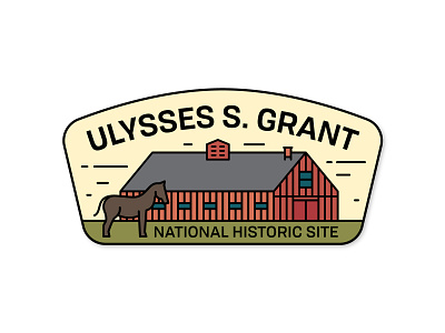 Ulysses S. Grant National Historic Site badge barn horse line missouri national historic site national park service ulysses s. grant