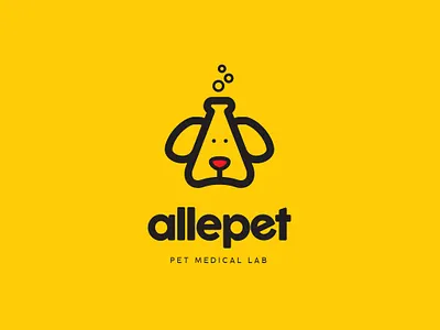 Logo for a pet medical lab