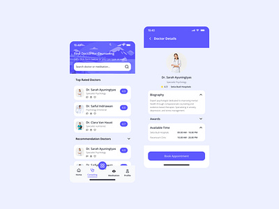 💊 Plus Point - Healthy App Conseling app design figma healthy mobile ui ux