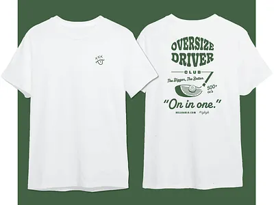 HA - Golf // The Bigger, the better design golf graphic design illustration iykyk tshirt