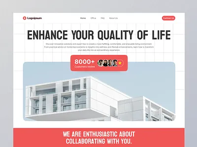 The Ultimate Guide to Real Estate Website Design apartment clean estate agent landing page minimal property design real estate real estate agency