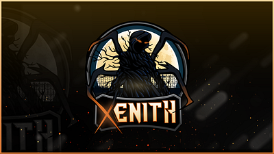 XENITH Mascot Logo branding game logo gaming logo logo mascot logo twitch logo