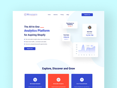 CRM Dashboard Landing Page