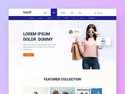 E Commerce Landing Page