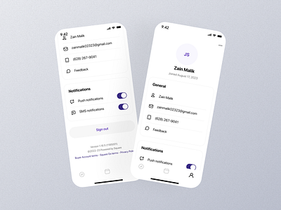 Profile Mobile App Ui app design profile profile app profile dashboard profile design profile feature profile info profile intwerface profile layout profile management profile screen profile screen design profile screen ui profile setting profile setup profile ui screen ui