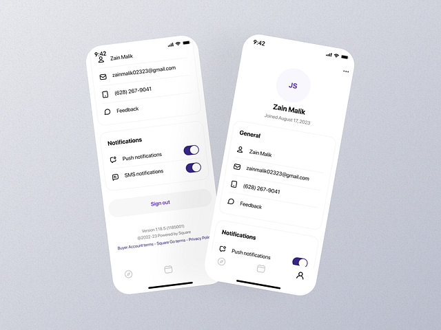 Browse thousands of Profile UI images for design inspiration | Dribbble