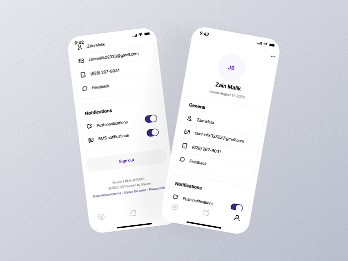 Browse thousands of Profile UI images for design inspiration | Dribbble