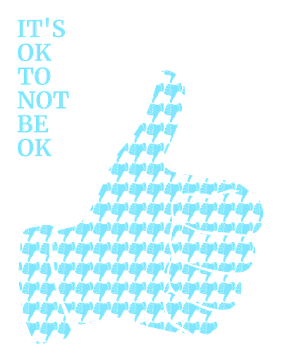 It's ok to not be ok design graphic design illustration typography