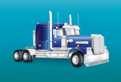 Vector art - Truck illustration driving illustration transportation truck vector art vehicle wheels