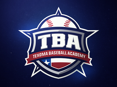Texoma Baseball Academy baseball branding design gaming illustration logo logo design mascot logo sports sports logo texas vector