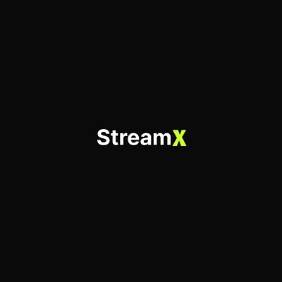 StreamX - Gaming Streaming App app design branding dark theme dark ui figma gaming app minimal modern uiux neon stream streaming app streamx ui ui design ui ux designer uiux ux design