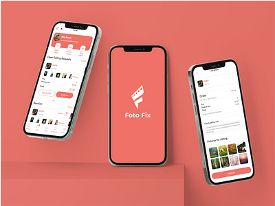 Photo Fix a freelance platform for photo editor change password ui design dashboard design earnings ui design faq ui design freelance platform design login ui design mobile app design photo editing platform ui design profile ui design sign up ui design verification ui design