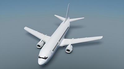 3D design - Boeing 737 3d modeling aircraft boeing 737 metal plane rendering vehicle
