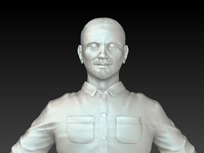 3D design - Casual looking male figure 3d design 3d human 3d modeling 3d sculpting casual man male model realistic human