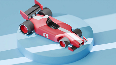 F2 Racer 3d animation blender