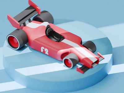 F2 Racer 3d animation blender