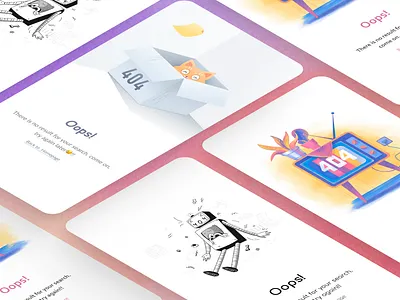 Error page - (Mobile app) 404 app page 404 page 404 page app ui app app design app ui app ui ux connection lost page error error page design error page ui ui ui ux design ui app ui design ui ux