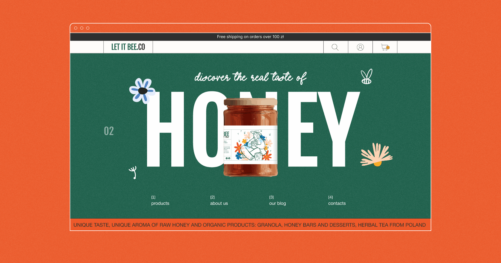 honey website | Figma animation adobe animation branding figma graphic design motion graphics ui