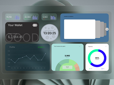 Admin Dashboard graphic design ui