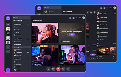 Discord-Like Web App ui