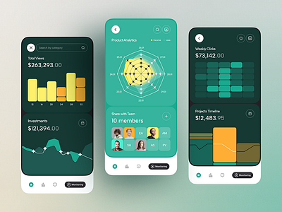 Project Monitoring Mobile App app design figma graphic design ui uiux web design