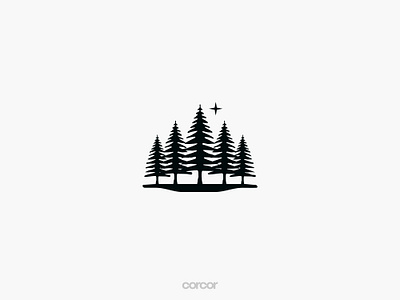 Forest Logo camping logo forest forest logo hiking logo nature logo organic logo outdoor logo pine logo pine tree pine tree logo ranger logo tree logo trees wild logo wood woods