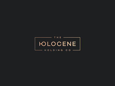 The Holocene Holding Co branding design designer graphic graphic design holding illustration logo luxury modern professional simple vector
