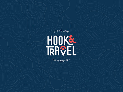 HOOK&TRAVEL branding design graphic design illustrat illustrator logo pattern photoshop