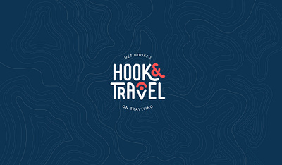 HOOK&TRAVEL branding design graphic design illustrat illustrator logo pattern photoshop