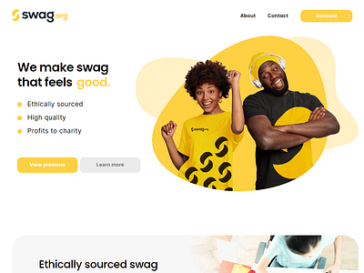 Swag design graphic design modern professional simple ui uidesign uiux ux uxdesign webdesign webdesigner website