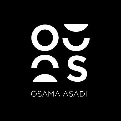 Personal Logo/Signature asadi branding logo osama osamah typography