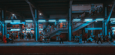 Neon Echoes at Andheri Junction