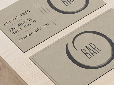 Bar Business Card Design art direction bar brand design bar branding bar design brand design brand identity branding creative direction design designer graphic design illustration logo logo design type type design typography typography design ui visual identity