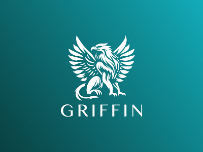 GRIFFIN LOGO animal animals branding coat of arms company corporate finance gold graphic design griffin griffin logo investment logo strong typography ui unique ux vector wing